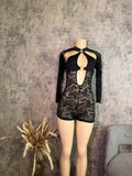 Night Out Lace Romper